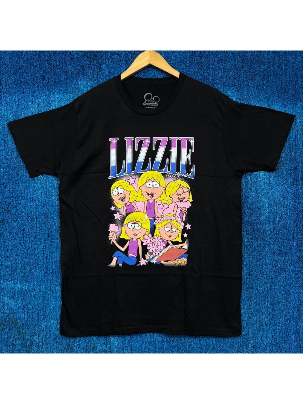 Lizzie McGuire Retro Collage Disney Channel Throwback Tee L